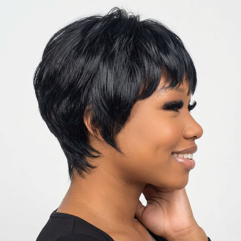 Pixie Cut Wig | 100% Human Hair | Glueless & Beginner Friendly | Ready to Wear